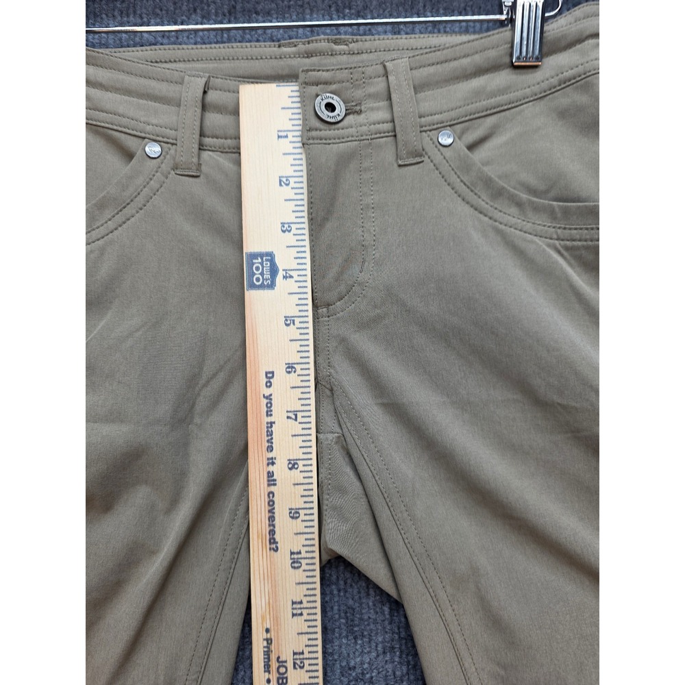 KUHL Splash Roll-Up Cargo Pants Womens 4 Regular Khaki Excellent Hiking Utility - Picture 12 of 15